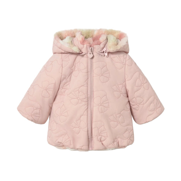 Mayoral Reversible Coat - Nude-2401-84 4-6M-Pumpkin Pie Kids Canada
