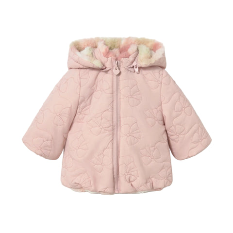 Mayoral Reversible Coat - Nude-2401-84 4-6M-Pumpkin Pie Kids Canada