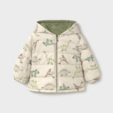 Mayoral Reversible Soft Puffer Jacket - Bayleaf-2421-022 9M-Pumpkin Pie Kids Canada