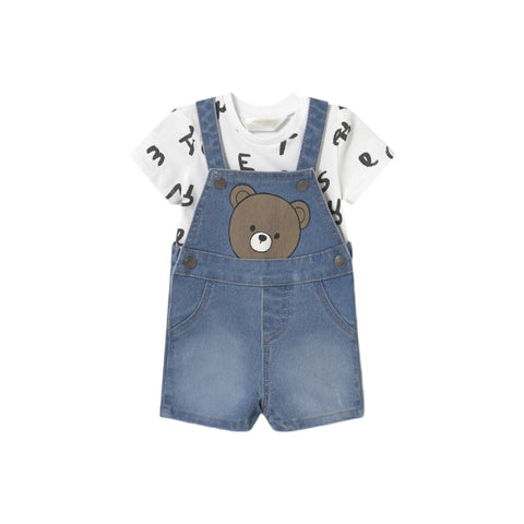 Mayoral Romper Set - Denim-Pumpkin Pie Kids Canada