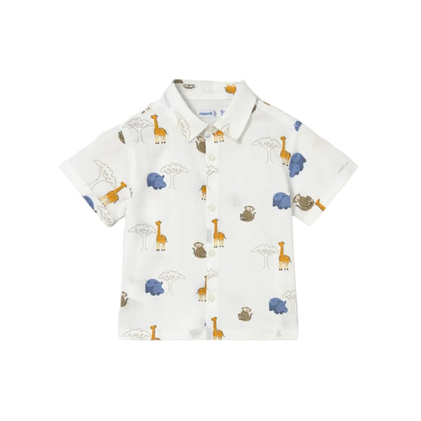 Mayoral Shirt - White-1114-031 6M-Pumpkin Pie Kids Canada