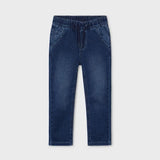 Mayoral Soft Denim Jogger - Dark-Pumpkin Pie Kids Canada