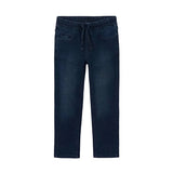 Mayoral Soft Denim Jogger Pants - Blue Black-4503-31 2-Pumpkin Pie Kids Canada