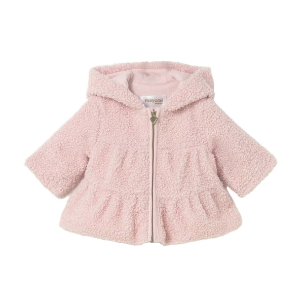 Mayoral Sweatshirt Cardigan - Baby Rose-2413-034 2-4M-Pumpkin Pie Kids Canada