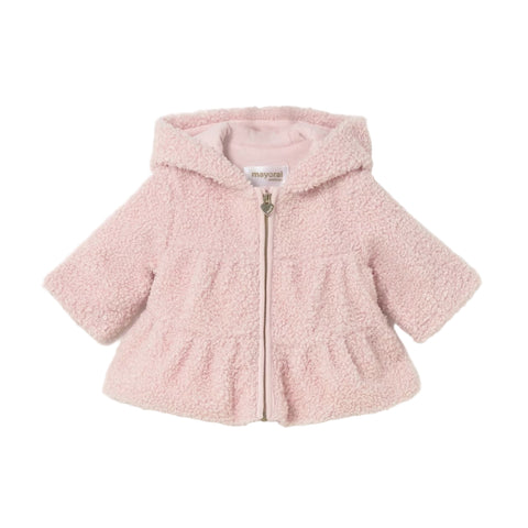 Mayoral Sweatshirt Cardigan - Baby Rose-2413-034 2-4M-Pumpkin Pie Kids Canada
