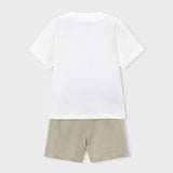Mayoral Tee & Short Set - Shark-Pumpkin Pie Kids Canada