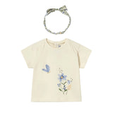 Mayoral Top & Headband Set - Bone-Pumpkin Pie Kids Canada