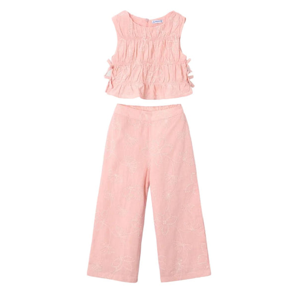 Mayoral Top & Pant Set - Blossom-3592-077 4-Pumpkin Pie Kids Canada