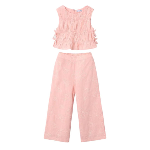 Mayoral Top & Pant Set - Blossom-3592-077 4-Pumpkin Pie Kids Canada
