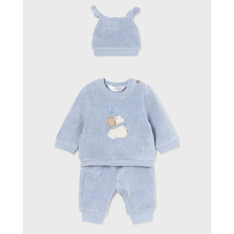 Mayoral Tracksuit 3pc - Sky-Pumpkin Pie Kids Canada