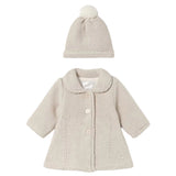 Mayoral Tricot Coat & Hat - Walnut-Pumpkin Pie Kids Canada