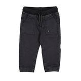 Mayoral Twill Joggers - Shadow-2503-075 6M-Pumpkin Pie Kids Canada