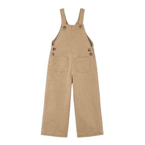 Mayoral Twill Overall - Camel-4608-010 2-Pumpkin Pie Kids Canada