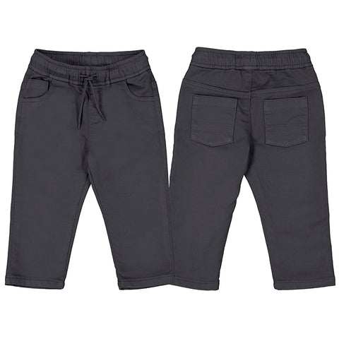 Mayoral Twill Pants - Asphalt-1.579-87 9M-Pumpkin Pie Kids Canada