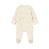 Mayoral Velour One Piece - Cream Pink-Pumpkin Pie Kids Canada