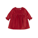Mayoral Velvet Dress - Cherry-Pumpkin Pie Kids Canada