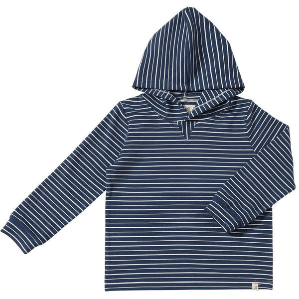 Me & Henry Roger Hooded Top - Navy/White-HB1686B 7-8-Pumpkin Pie Kids Canada