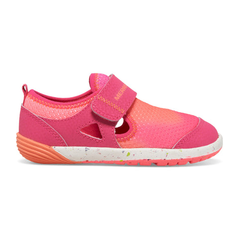 Merrell Bare Steps H20 Sandal - Pink/Coral-ML167567 4.5 M-Pumpkin Pie Kids Canada