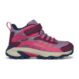 Merrell Moab Speed 2 Mid WP Hiker - Berry/Navy-Pumpkin Pie Kids Canada