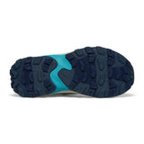 Merrell Moab Speed 2 Mid WP Hiker - Stone/Blue/Turquoise-Pumpkin Pie Kids Canada