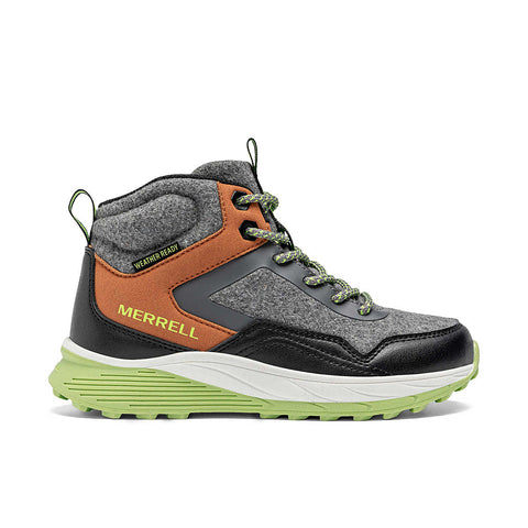 Merrell Supernova WP Hiker - Grey/Black-Pumpkin Pie Kids Canada