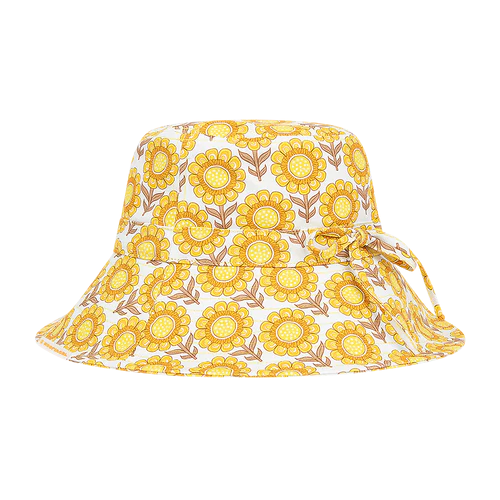 Millymook Wide Brim Hat - Manoora Yellow-HBG-1765-800 S-Pumpkin Pie Kids Canada