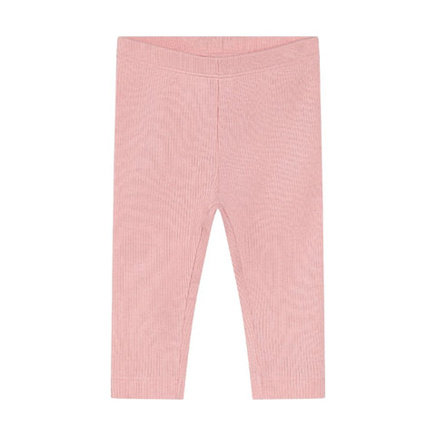 Mimymo Rib Leggings - Rosy-114370-5029 3M-Pumpkin Pie Kids Canada