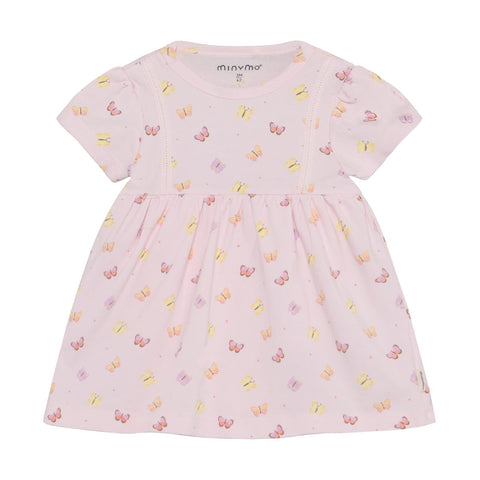 Minymo Body Dress - Raindrops on Roses-114358-5140 3M-Pumpkin Pie Kids Canada