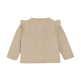 Minymo Cardigan - Beige Melange-Pumpkin Pie Kids Canada