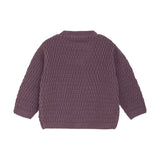 Minymo Cardigan - Black Plum-Pumpkin Pie Kids Canada