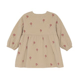 Minymo Corduroy Dress Tan-Pumpkin Pie Kids Canada