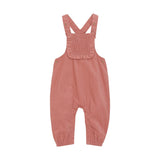 Minymo Corduroy Overall - Dusty Rose-Pumpkin Pie Kids Canada