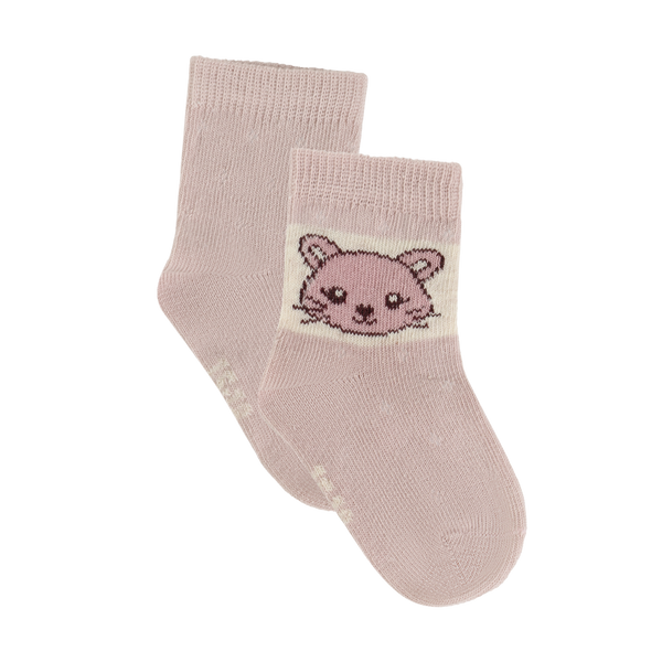 Minymo Crew Socks 2pk - Shell-6637-596 15/18-Pumpkin Pie Kids Canada