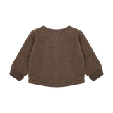 Minymo Fleece Jacket - Chocolate Chip-114494-2502 3M-Pumpkin Pie Kids Canada