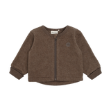 Minymo Fleece Jacket - Chocolate Chip-114494-2502 3M-Pumpkin Pie Kids Canada