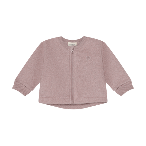 Minymo Fleece Jacket - Fawn-114494-6510 3M-Pumpkin Pie Kids Canada