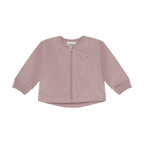 Minymo Fleece Jacket - Fawn-114494-6510 3M-Pumpkin Pie Kids Canada