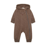 Minymo Fleece Suit - Chocolate Chip-114496-2502 3M-Pumpkin Pie Kids Canada