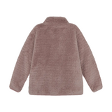 Minymo Glitter Teddy Jacket - Fawn-124473-6510 2-Pumpkin Pie Kids Canada