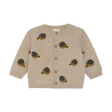Minymo Knit Cardigan - Beige Melange-Pumpkin Pie Kids Canada