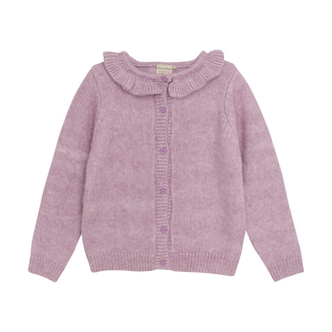 Minymo Knit Cardigan - Orchid Haze-123628-5166 3-Pumpkin Pie Kids Canada