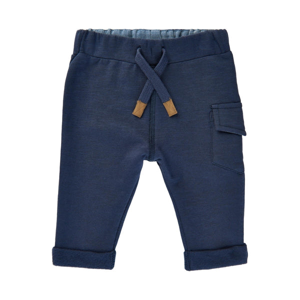 Minymo Knit Pants - Indigo Blue-Pumpkin Pie Kids Canada