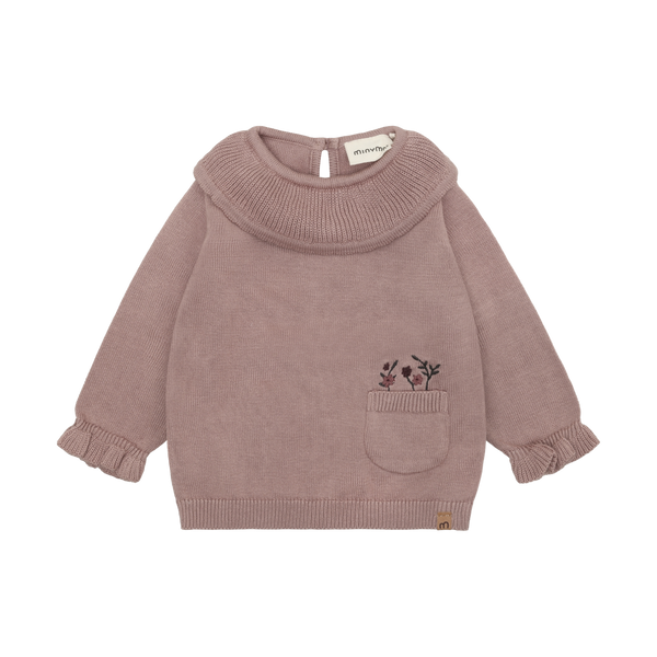 Minymo Pullover - Fawn-114468-6510 3M-Pumpkin Pie Kids Canada