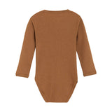 Minymo Rib Onesie - Brown Sugar-Pumpkin Pie Kids Canada