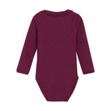 Minymo Rib Onesie - Raspberry Coulis-114052-5722 3M-Pumpkin Pie Kids Canada
