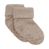 Minymo Rib Socks ABS2 2pk - Silver Mink-6164-235 19/22-Pumpkin Pie Kids Canada