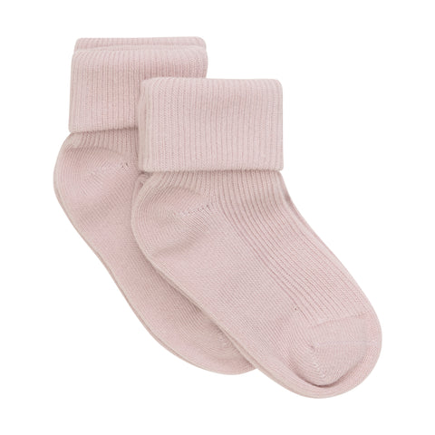 Minymo Ribbed Socks 2pk - Shell-5068-596 15/18-Pumpkin Pie Kids Canada