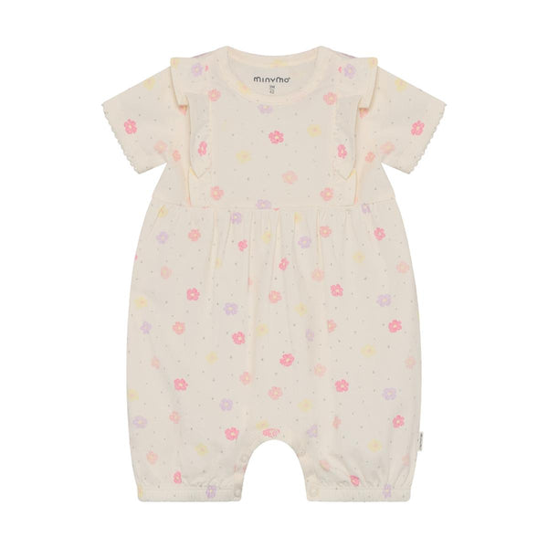 Minymo Romper - Vanilla Ice-114363-1271 3M-Pumpkin Pie Kids Canada