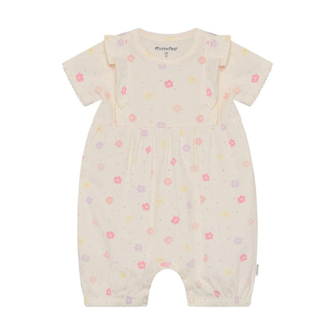 Minymo Romper - Vanilla Ice-114363-1271 3M-Pumpkin Pie Kids Canada