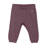 Minymo Sweat Pants - Black Plum-Pumpkin Pie Kids Canada